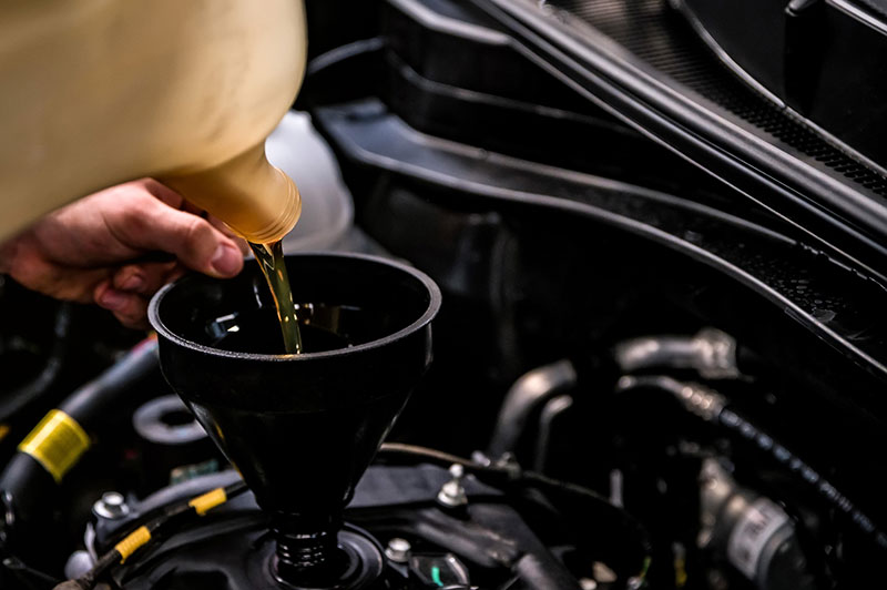 Oil change service
